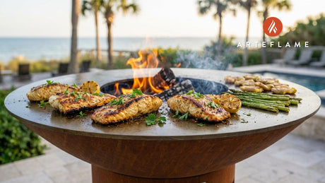 Char-Grilled Florida Apalachicola Grouper on the Arteflame