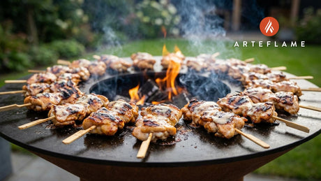Authentic Alabama White Sauce Chicken Skewers on the Arteflame Grill