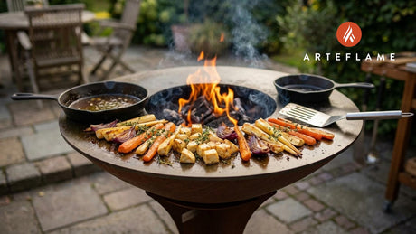 Rustic Danish Grilled Root Vegetables with Honey-Thyme Glaze
