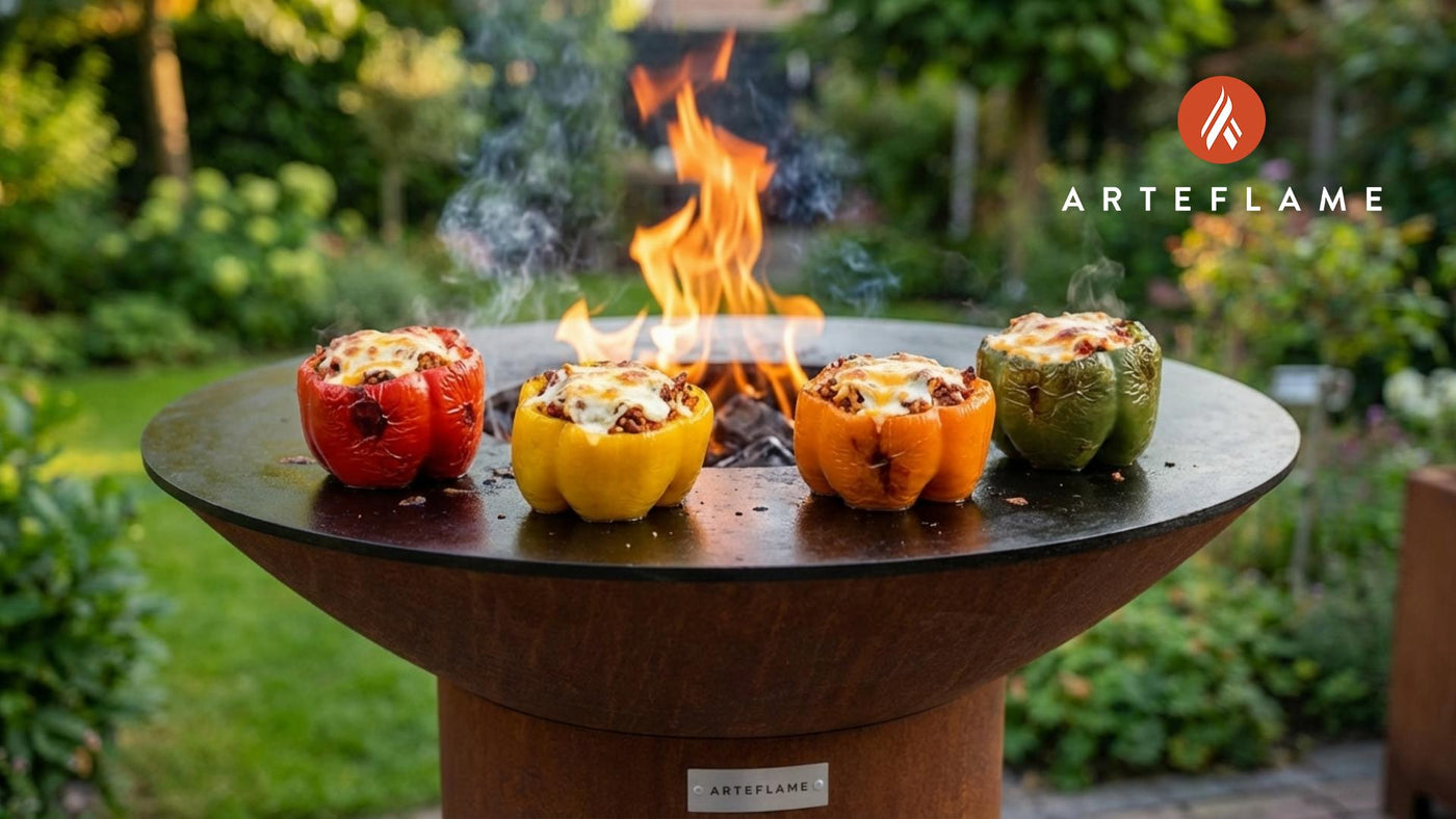 Perfect Grilled Stuffed Peppers on the Arteflame Grill