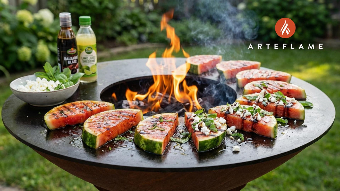 Smoky & Sweet North Carolina Grilled Watermelon Salad Recipe