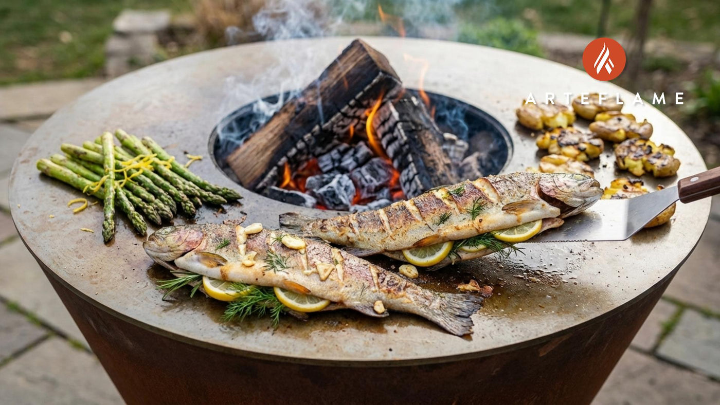 Smoked Idaho Red Trout on the Arteflame Grill