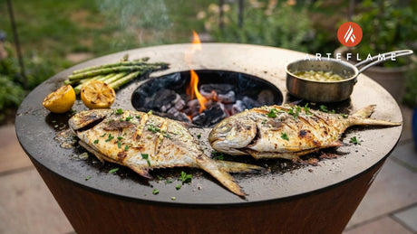 Grilled Florida Pompano with Garlic Butter & Citrus Zest