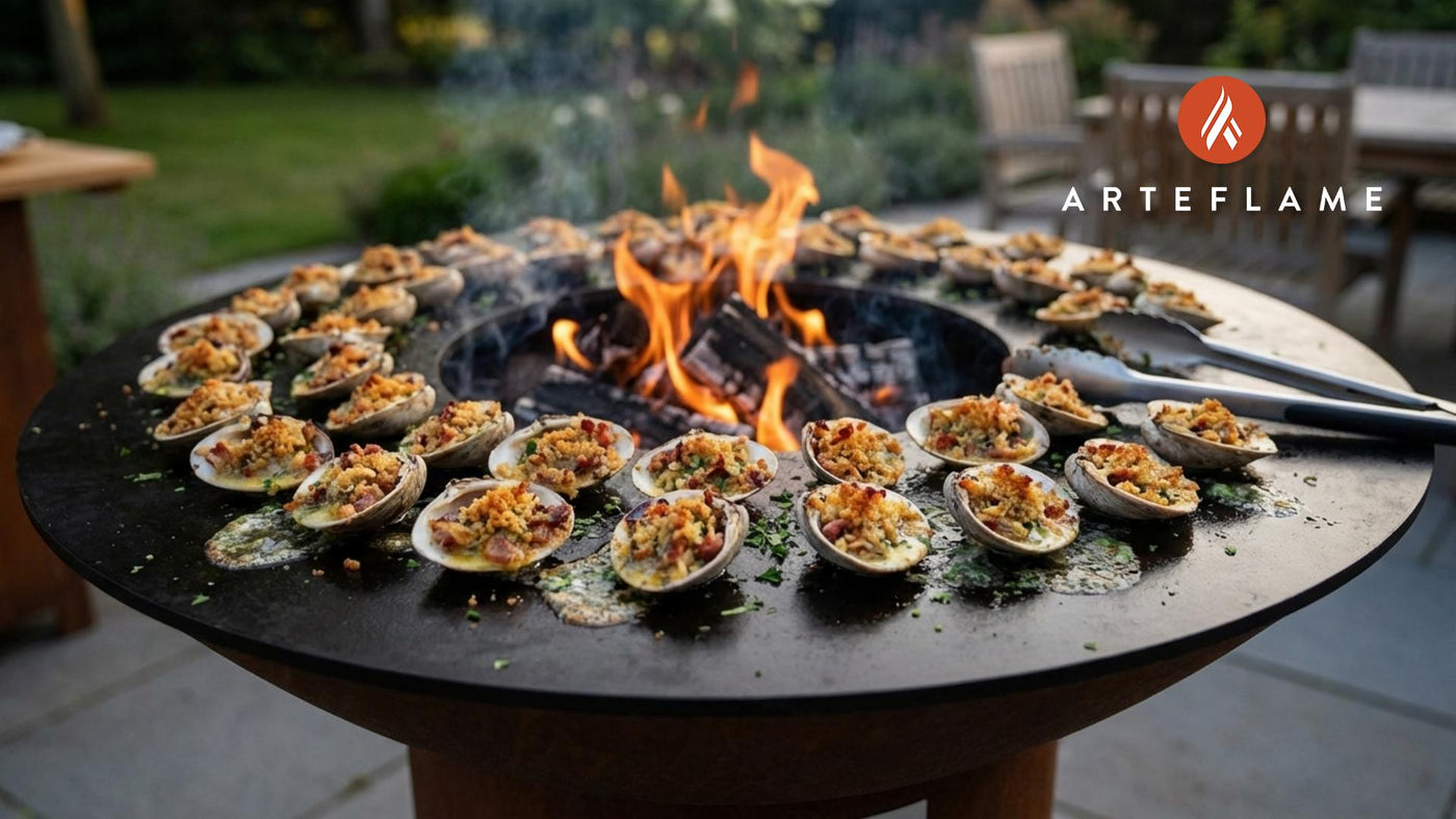 Authentic Connecticut Grilled Clams Casino Recipe for Arteflame