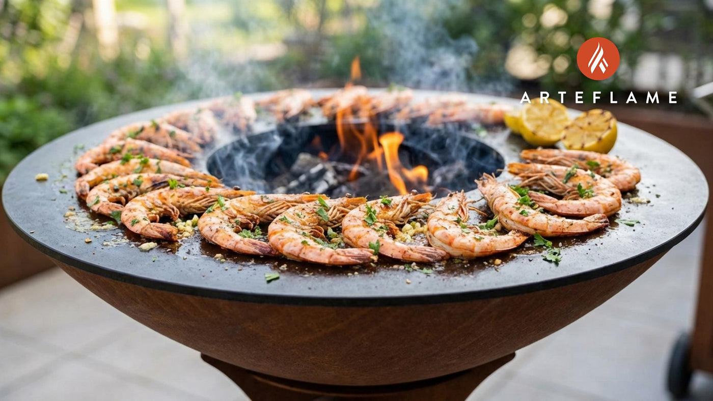 Garlic Buttery Shrimp on the Arteflame Grill: A Flavor-Packed Outdoor Favorite