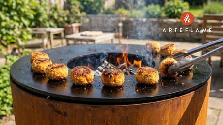 Smoky Louisiana Char-Grilled Boudin Balls with Zesty Remoulade