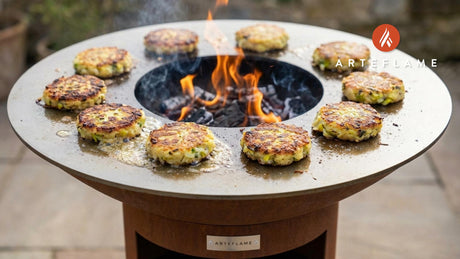 Crispy Grilled Welsh Leek & Potato Cakes Recipe | Arteflame Grills