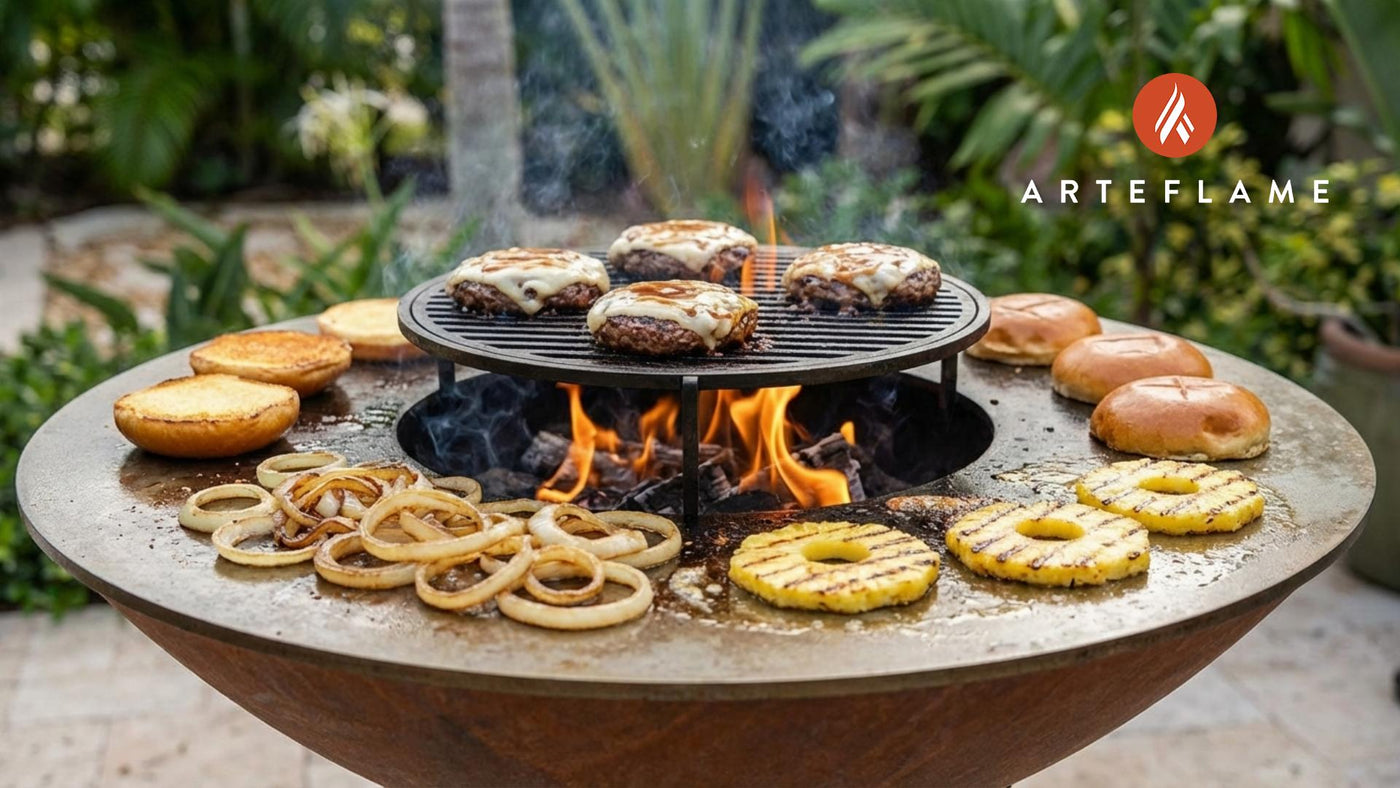 Grilled Hawaiian Burger with Caramelized Maui Onions