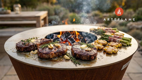 Perfect Grilled Virginia Black Angus Steak on the Arteflame