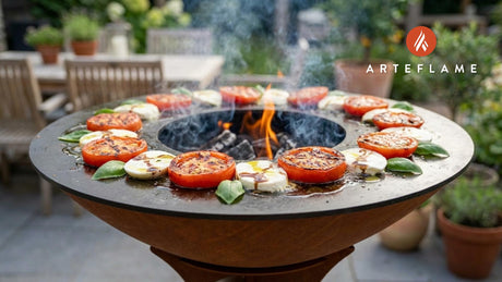 Smoked & Charred: Grilled New Jersey Tomato and Mozzarella Salad