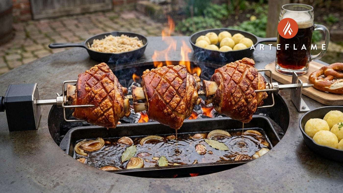 Authentic German Grilled Pork Knuckle (Schweinshaxe) Recipe