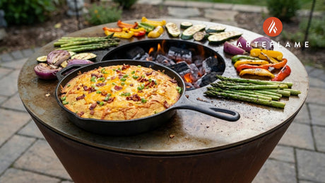 Mississippi Crispy Grilled Cornbread on the Arteflame