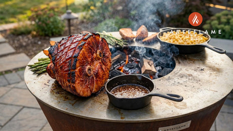 Hickory Smoked Utah Ham with Spicy Honey Glaze | Arteflame Recipe