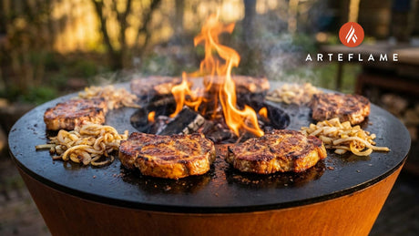 Authentic German Beer Marinated Pork Steaks (Schwenkbraten) on the Arteflame Grill