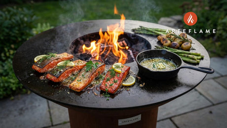 Washington Grilled Sockeye Salmon with Garlic Lemon Butter