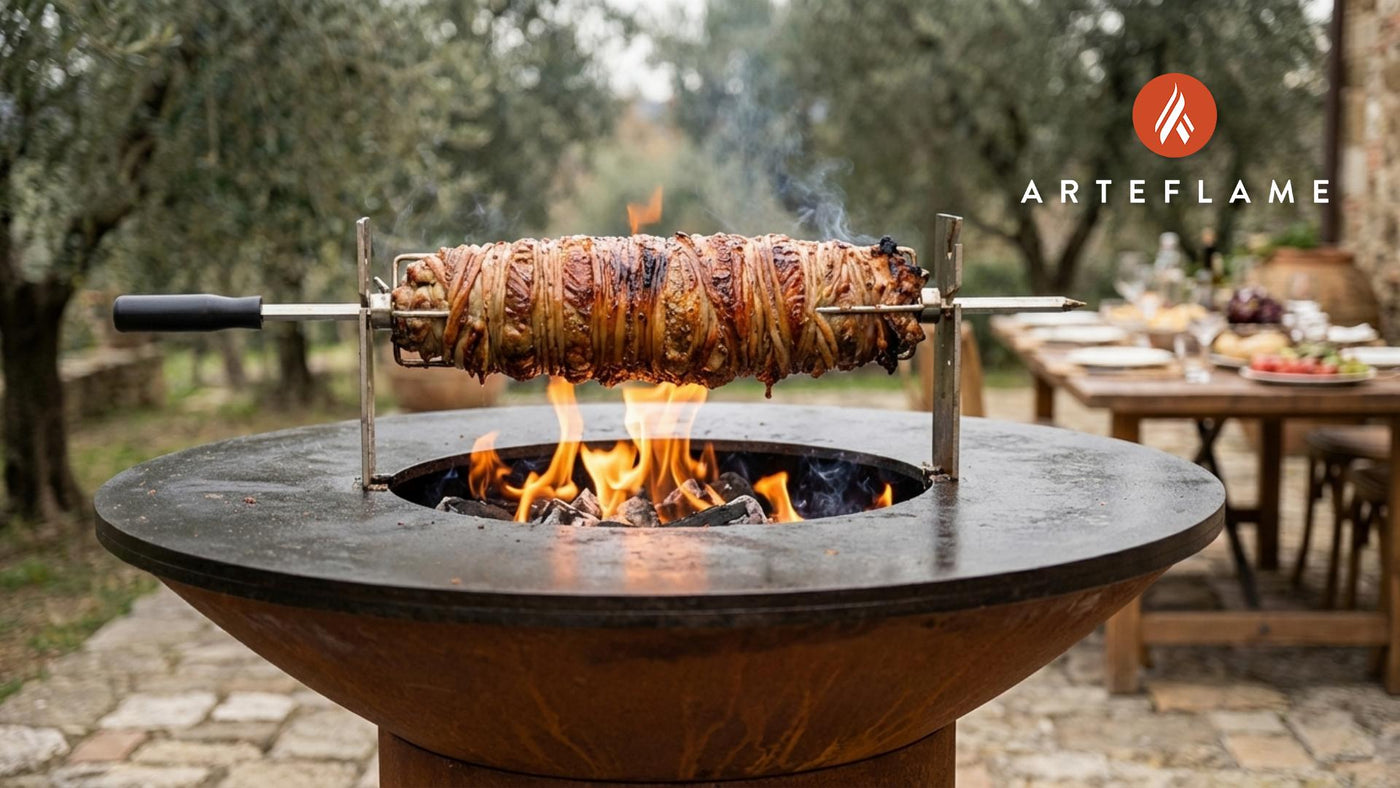 Authentic Greek Kokoretsi Recipe: Grilled Lamb Offal on the Arteflame