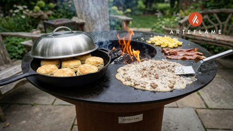 North Carolina Wood-Fired Biscuits and Sausage Gravy