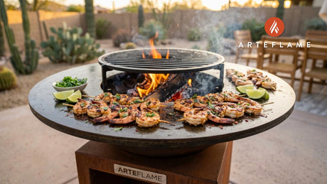 Smoky Arizona Chipotle Lime Shrimp Skewers Recipe | Arteflame Grill