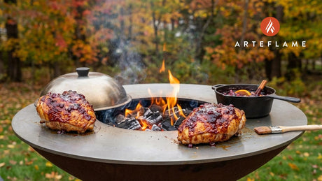 Grilled Turkey Breast with New Hampshire Cranberry Maple Glaze