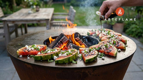 Smoked & Seared: Grilled Arkansas Watermelon with Mint and Feta