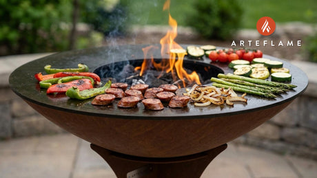 Smoked & Seared: Grilled Mississippi Deer Sausage with Peppers
