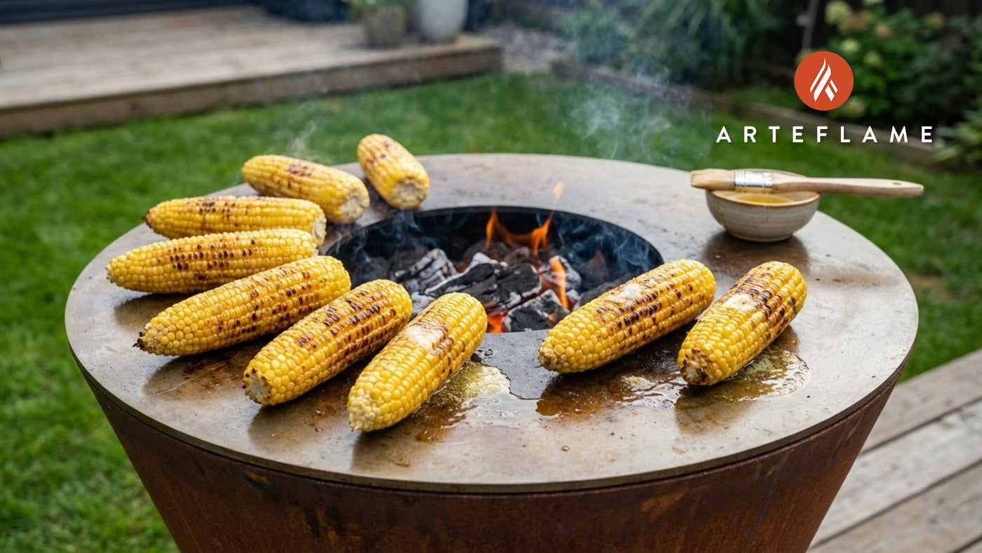 Smoky Grilled Corn with Fresh Florida Honey Butter