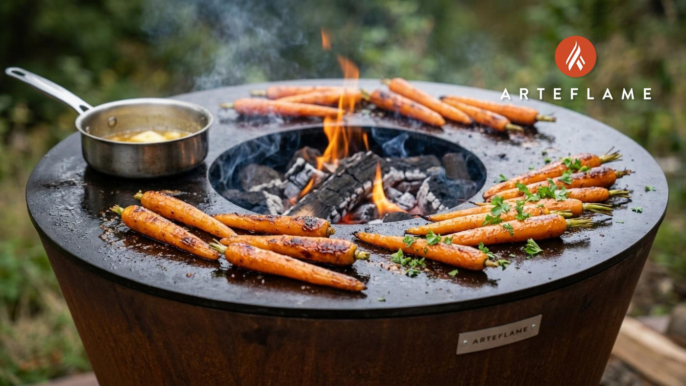 Smoky & Sweet German Glazed Grilled Carrots Recipe