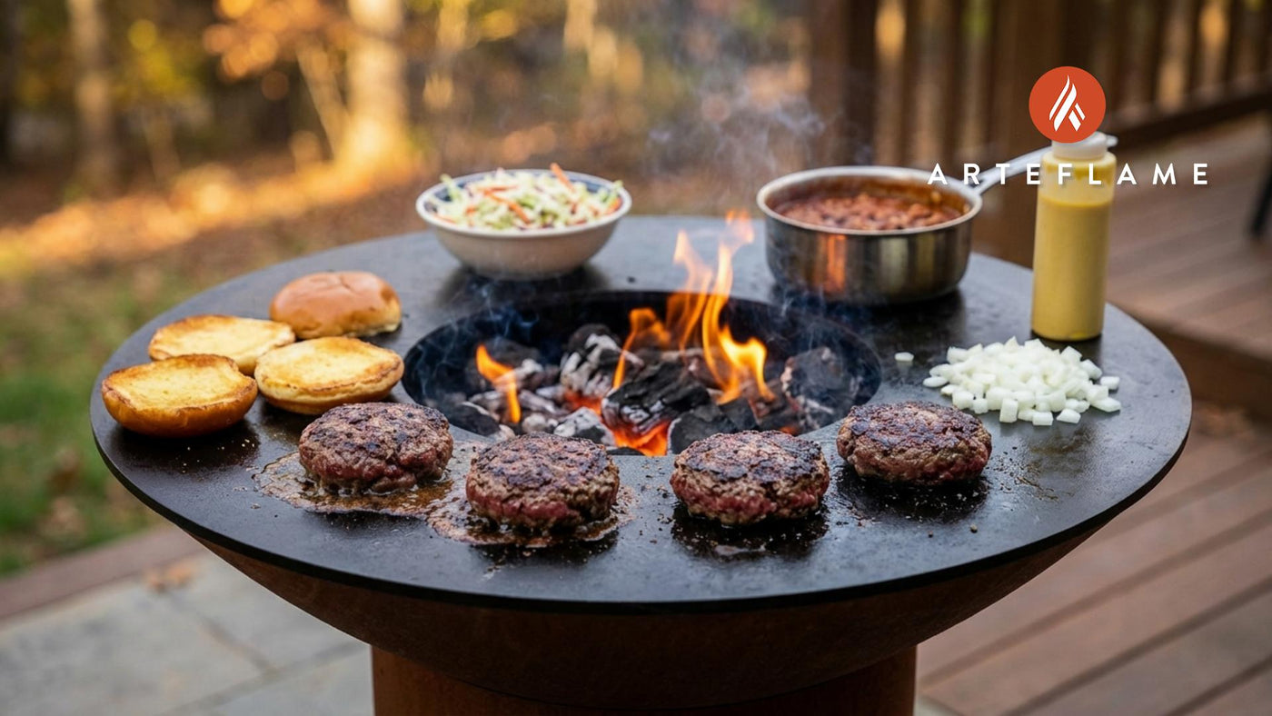 North Carolina Elk Burger Recipe: Grilled Perfection on the Arteflame