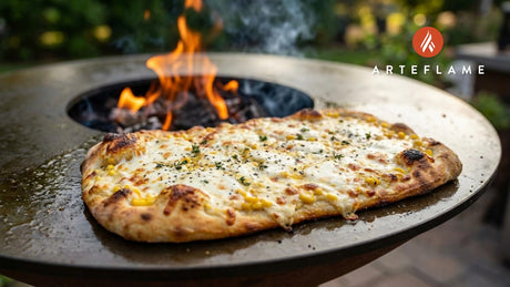 Smoked Minnesota Creamed Corn Grilled Pizza Recipe