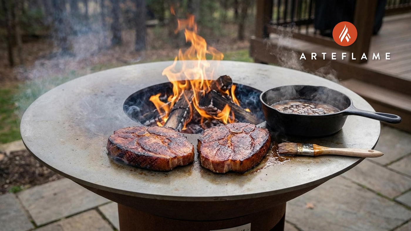 Authentic Georgia Char-Grilled Country Ham with Red-Eye Glaze