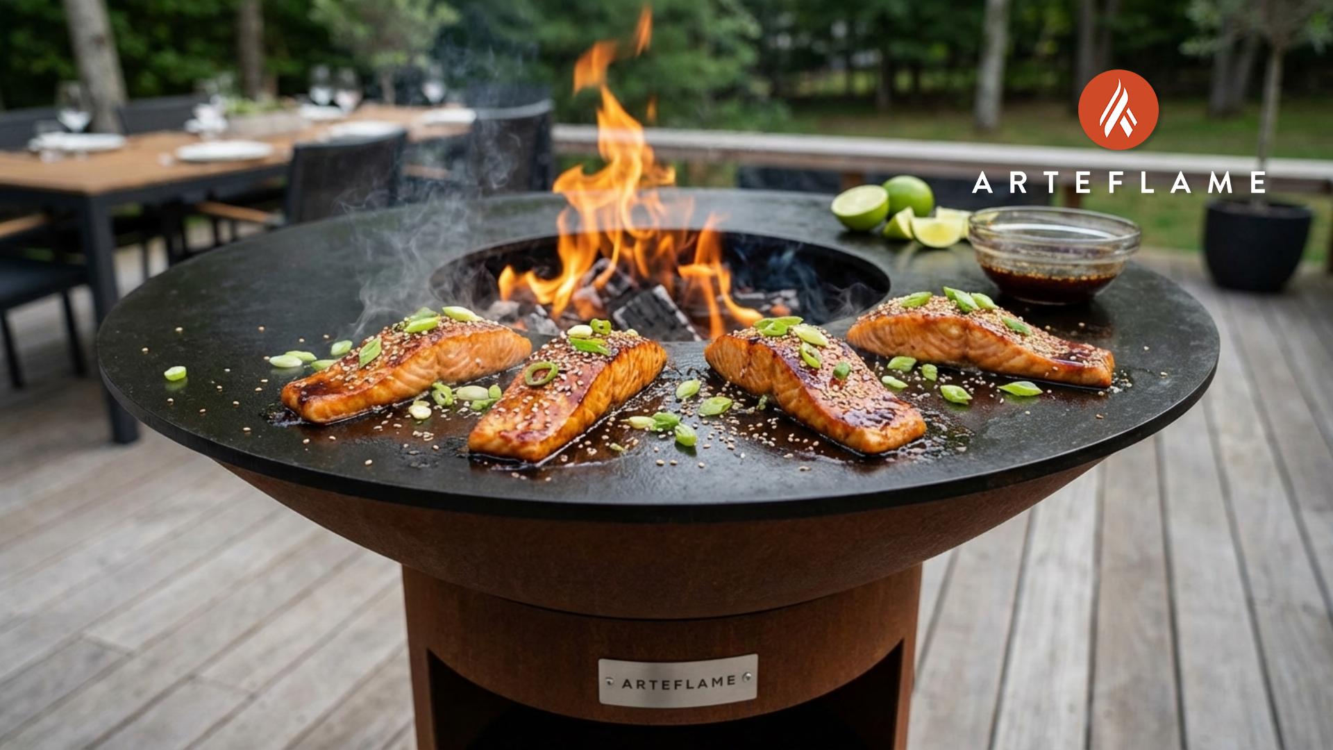 Seared Salmon with Japanese BBQ Sauce | Arteflame