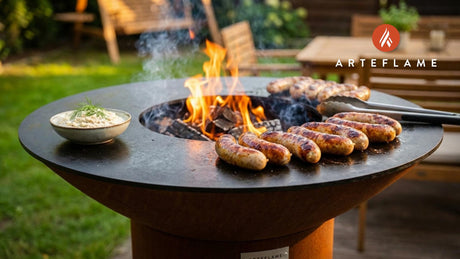 Authentic Grilled Polish White Sausage with Creamy Horseradish Sauce