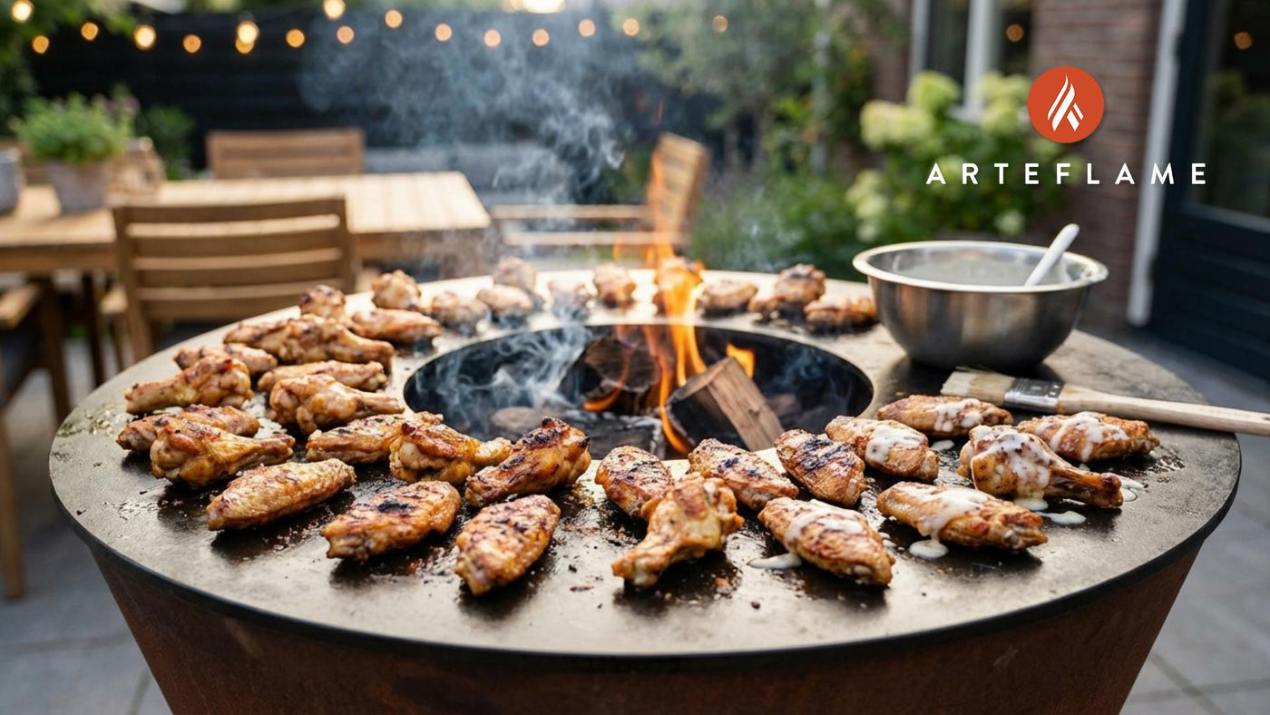 Smoked Alabama White Sauce Chicken Wings Recipe for Arteflame Grills