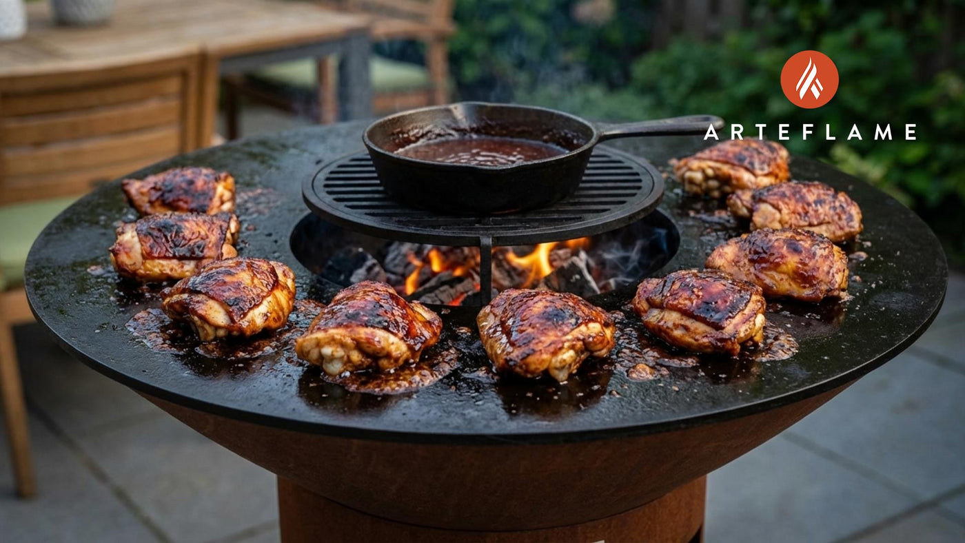 Mississippi Sweet BBQ Chicken Thighs on the Arteflame Grill