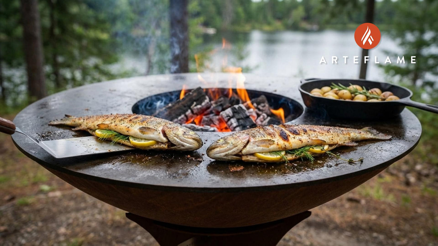 Campfire-Style Grilled Minnesota Trout: A Rustic Arteflame Recipe
