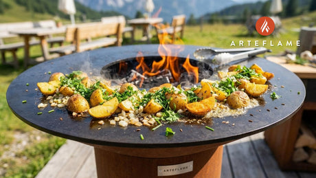 Authentic Austrian Butter Grilled Herb Potatoes Recipe