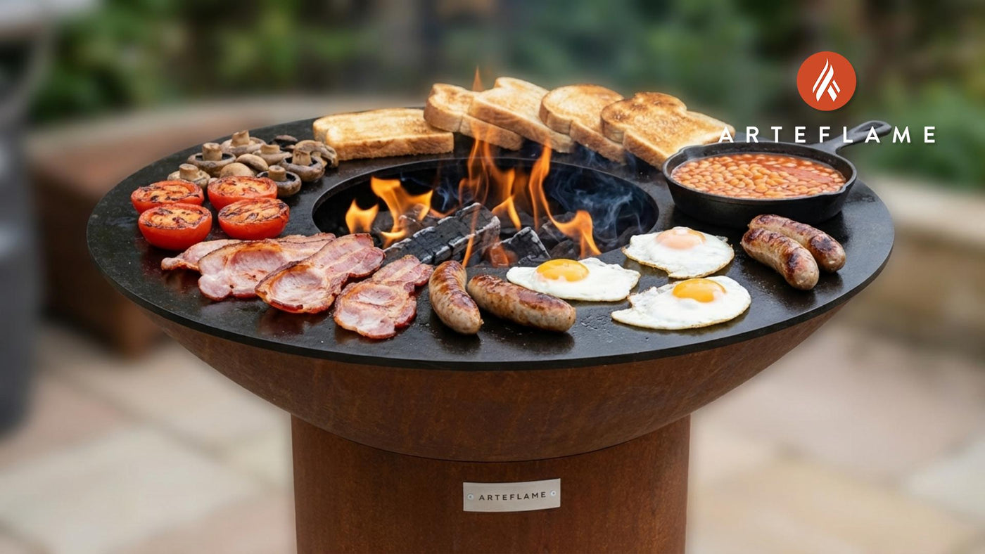 Grilled Full English Breakfast on the BBQ