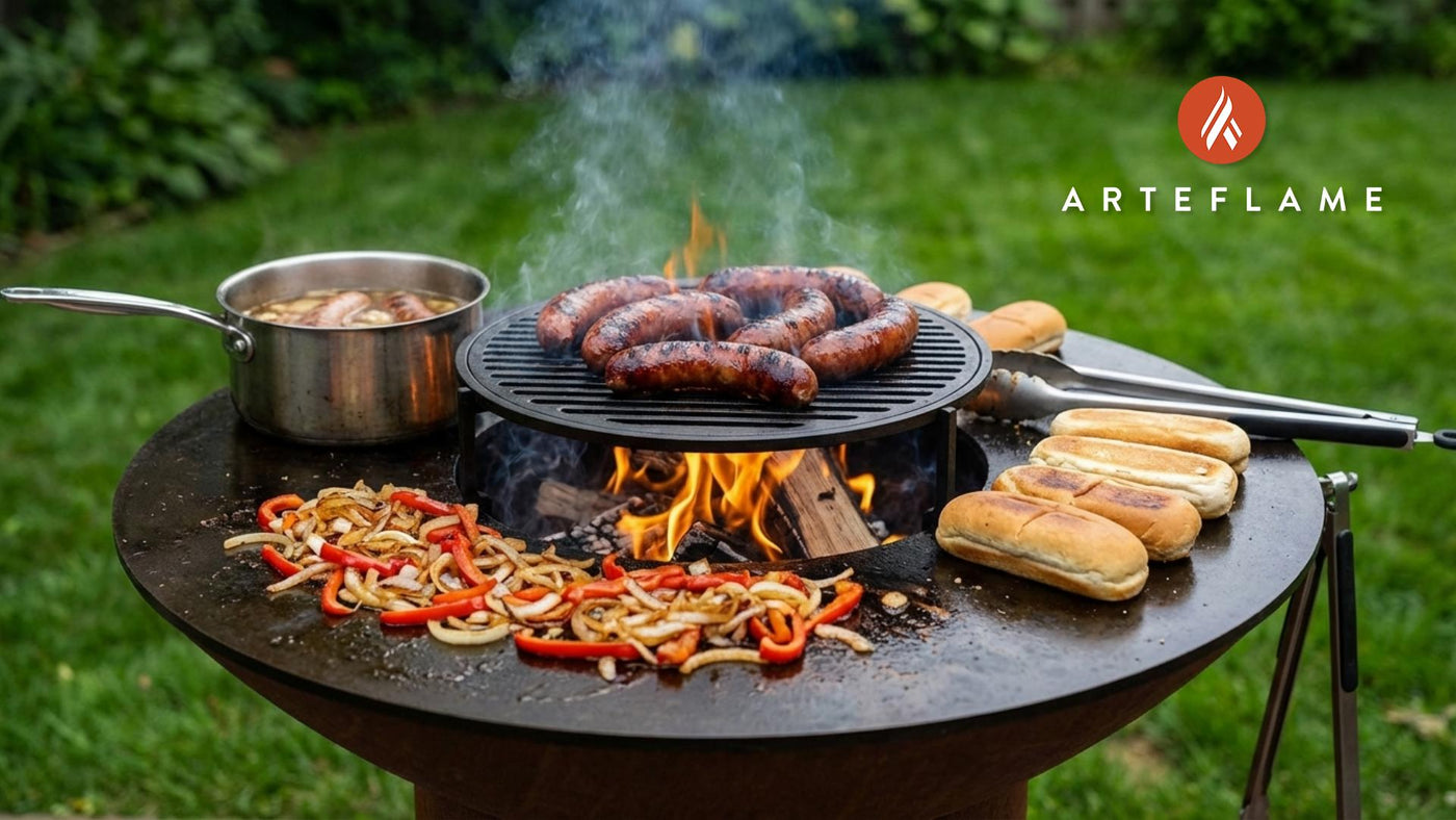 Indiana Hickory Smoked Bratwurst Recipe for the Arteflame Grill