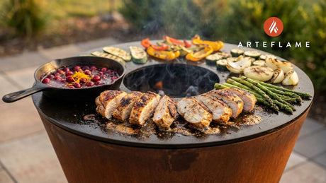 Grilled Michigan Wild Turkey Breast with Tart Cranberry Glaze