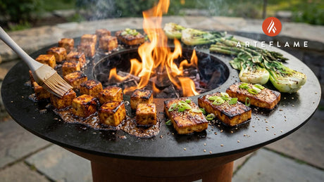 Smoky Vermont Maple Soy Grilled Tofu Recipe for the Arteflame