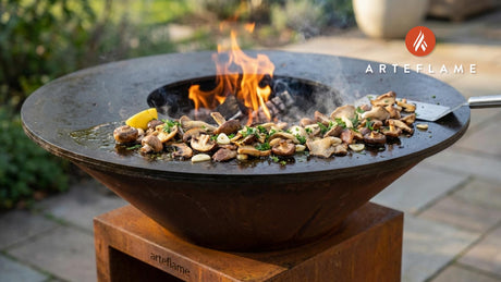 Smoky Spanish Grilled Wild Mushrooms with Garlic & Parsley