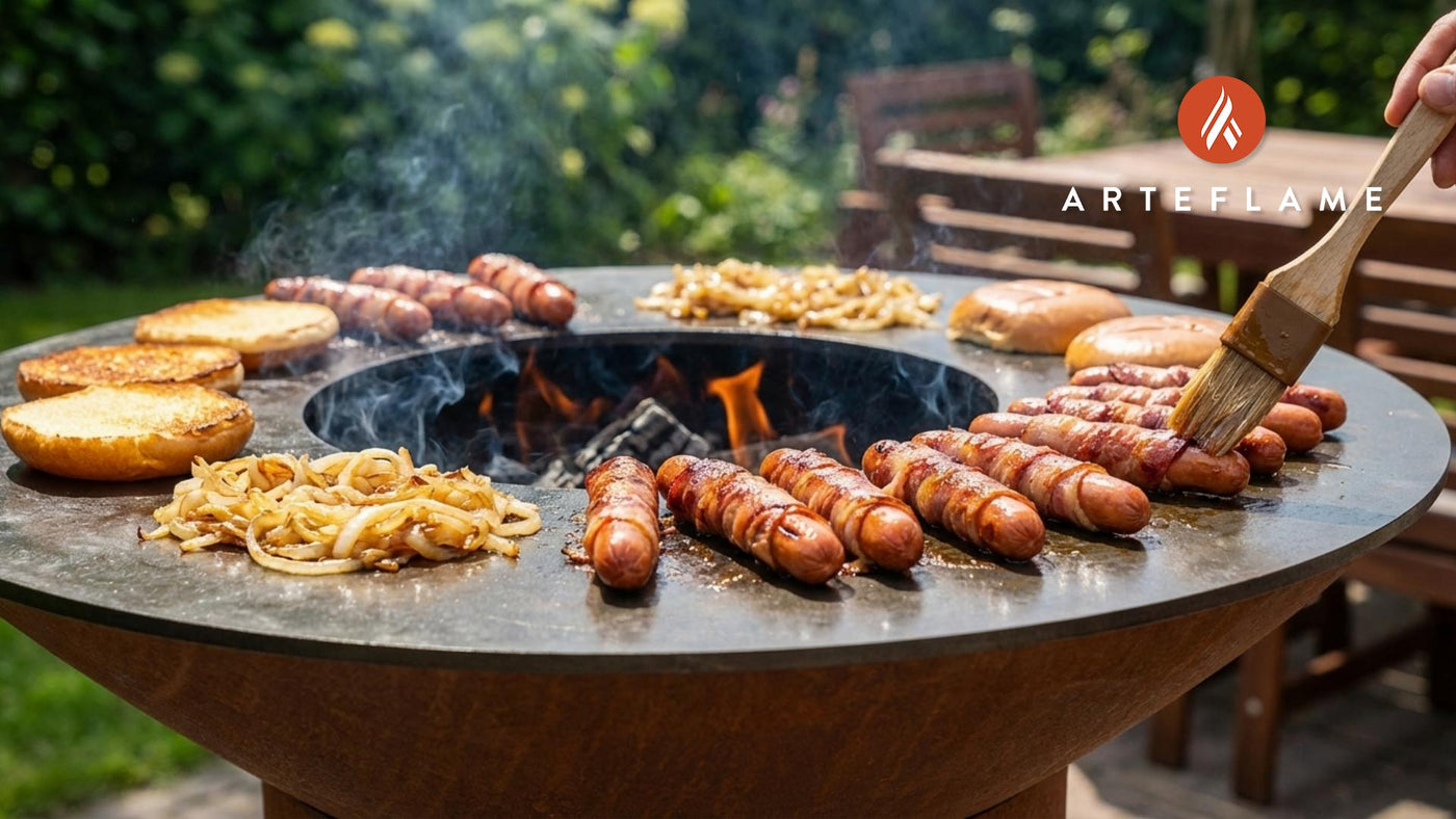 New Hampshire Maple Hot Dogs on the Arteflame Grill