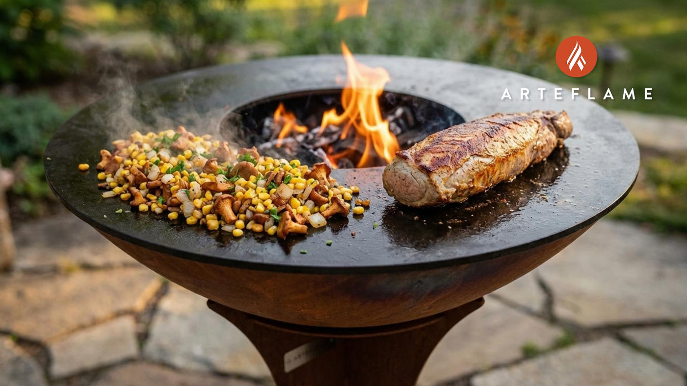 Iberico Tenderloin with Chanterelle and Corn Hash