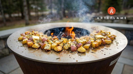 New Hampshire Roasted Garlic & Herb Grilled Potatoes Recipe