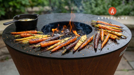 Smoked & Charred: British-Style Spiced Honey Glazed Carrots on the Arteflame
