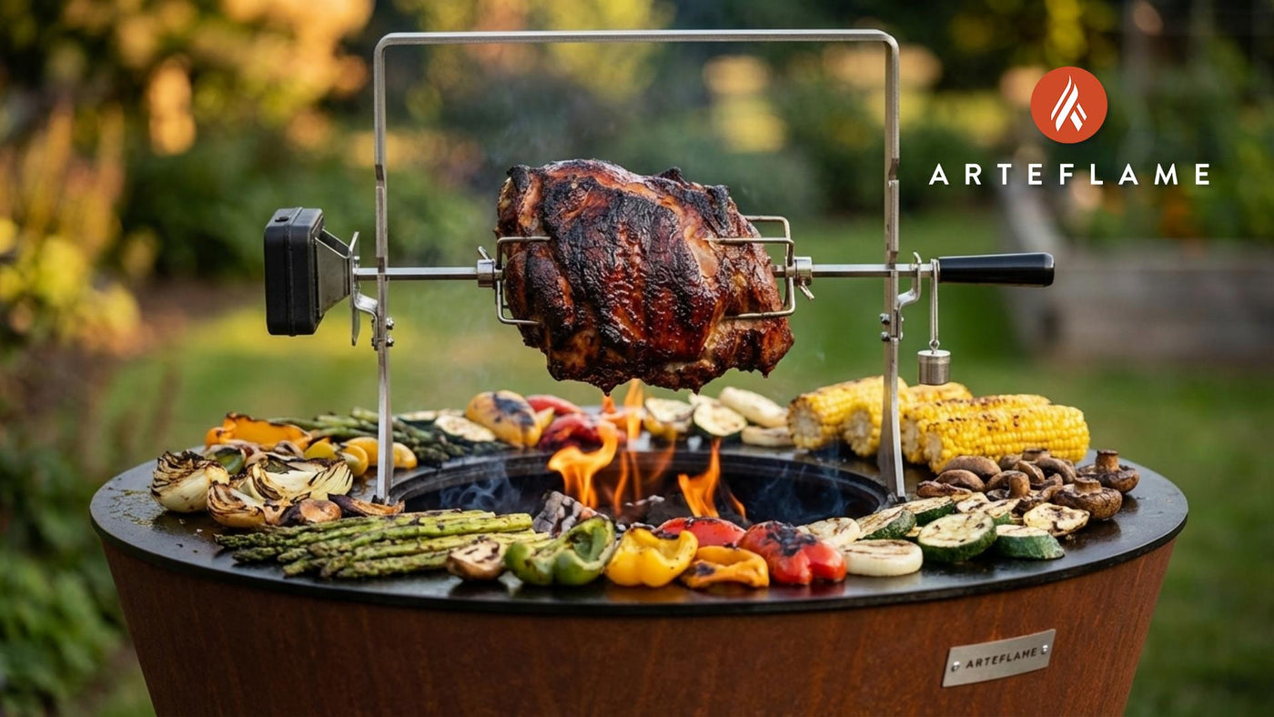 Smoked Nebraska Pork Shoulder: Rotisserie Perfection on the Arteflame
