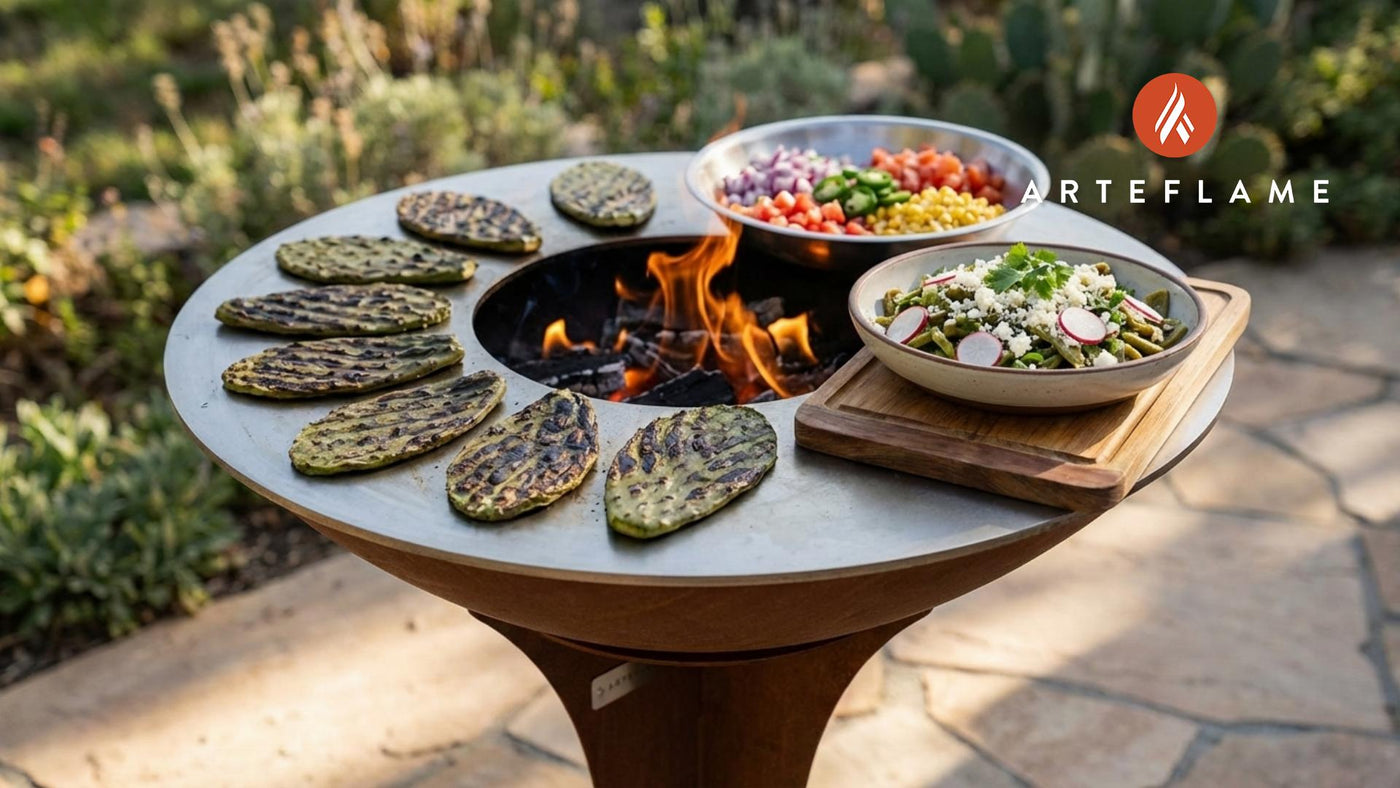Smoky Grilled Mexican Cactus Salad (Ensalada de Nopales)