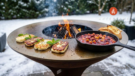 Smoked & Seared: British Grilled Halloumi with Winter Spiced Chutney