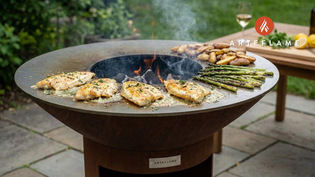 Perfectly Grilled Delaware Flounder with Garlic Herb Butter