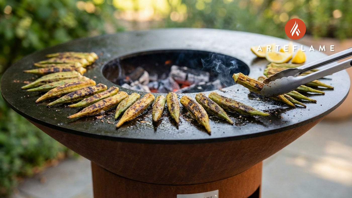 Smoky Tennessee Grilled Okra with Zesty Creole Seasoning